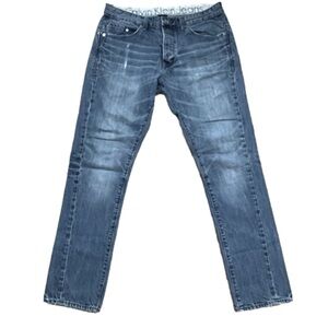 Calvin Klein One Slouchy Slim Denim Jeans Men’s Size 33